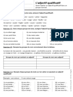 Adjectif Qualificatif cm1 45 4 01