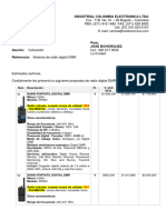 Cotizacion Sistema de Radio Digital DMR