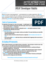 How To - Adopt GREAT Developer Habits 26-09-23