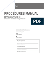 Proctor - Procedures - Manual 2020