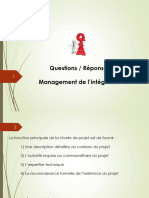 Management de L'intégration