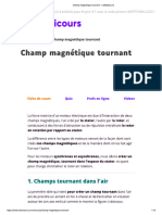 Champ Magnétique Tournant