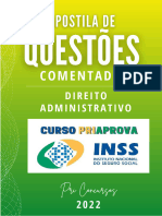 Apostila de Questões Comentadas - Direito Administrativo