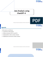 Data Analysis Using ChatGPT