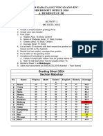 Buklod Didipio MS Exel - Activity 1