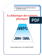 La Didactique Des Sciences 3ème Version