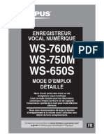 Enregisteur Numerique WS-650S - Manual - FR