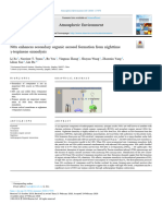 NOx Enhances Secondary Organic Aerosol Formation From Nighttime Terpinene Ozolysis