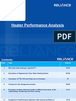 FW Heater Performance