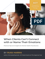 When Clients Can't Connect With or Name Their Emotions - Russ Harris - Ebook