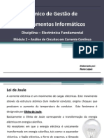 2 - Apontamentos Modulo 2 - Análise de Circuitos de Corrente Contínua