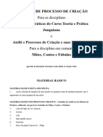 Apostila Oficina de Práticas e Processo de Criação