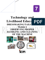 TLE7 - Mod6 - Observe Proper Handling and Cleaning of The Machine - v5