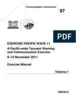 EXERCISE PACIFIC WAVE 11 A Pacific-Wide Tsunami Warning and Communication Exercise 9-10 November 2011 Exercise Manual