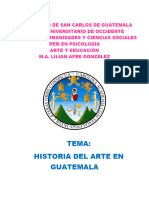 Historia Del Arte en Guatemala