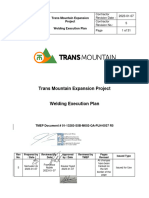 Method Statement For Mainline Welding