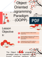 Object Oriented Programming Paradigm