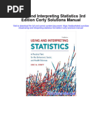 Using and Interpreting Statistics 3Rd Edition Corty Solutions Manual Full Chapter PDF