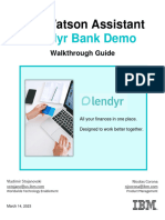 Lendyr Bank Demo Walkthrough Guide (WA L3)