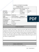 Elg 1313 Course Outline 2022-2023