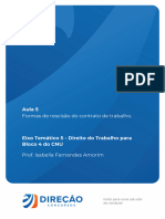 Formas de Rescisão Do Contrato de Trabalho.