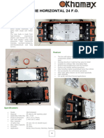 Datasheet - Mufa Horizontal 24 F.O. 340-153-70MM Muf3224gho 202232467