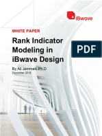 Rank Indicator Modeling in Ibwave Design - White Paper