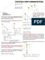 Forças Conservativas e Não Conservativas