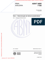 ABNT NBR 7180 - Solo - Determinação Do Limite de Plasticidade