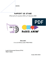 Rapport de Stage