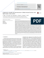 Compresive Strenght and Microstructure of Alkali-Activated Mortars With High Ceramic Waste Content