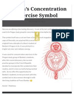 Bardon's Concentration Exercise Symbol - Czech Hermetics