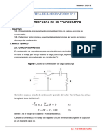 Carga y Descarga de Un Condensador