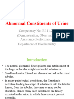 Abnormal Constituents of Urine Interpretation Practical