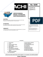 L32HP01E L32HP01U: Service Manual Manuel D'Entretien Wartungshandbuch