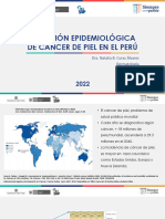 Tema 1 Situación Epidemiológica de Cáncer de Piel en El Perú