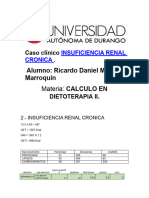 Caso Clínico INSUFICIENCIA RENAL CRONICA