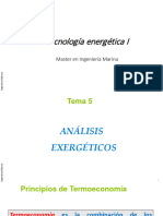 05 - Termoeconomia. Analisis Exergetico