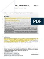 Deep Venous Thrombosis