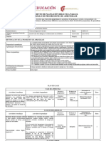 Instrumento de Planeación Didáctica para El Desarrollo de Progresiones de Aprendizaje