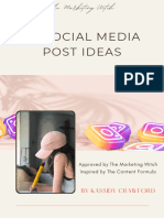 50 Social Media Post Ideas