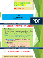 Chapter 5 - Cost Allocation