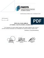 Escala Salarial Comercio Enero-Marzo 2024