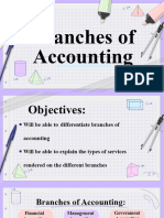 Branches of Accounting