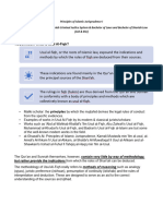 Principles of Islamic Jurisprudence I