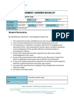 Samantha Natasha SINGH - Task 2 Assessment Answer Booklet - CHCCCS007