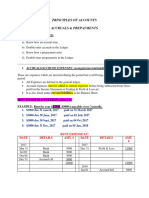 Accrual & Prepayments