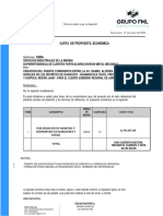 COTIZACION POR SERVICIOS DE MONTAJE Y DESMONTAJE EN ALMACENES Y OTROS PUENTE COMUNEROS II Rev 01