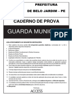 Prova Objetiva GM Belo Jardim PE