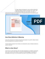 User Story PDF